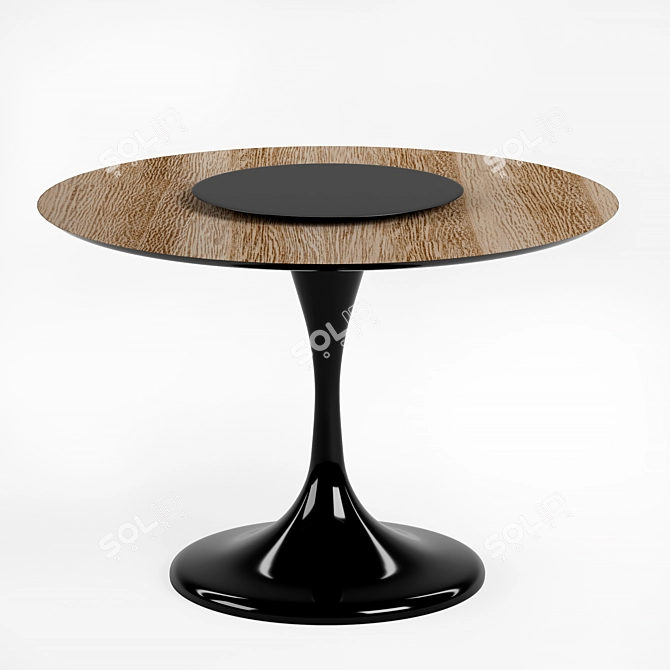 Elegant "Apriori T" Dining Table 3D model image 1