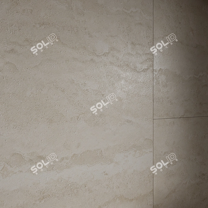 Seamless Porcelain Tile: Durable and Stylish 3D model image 2