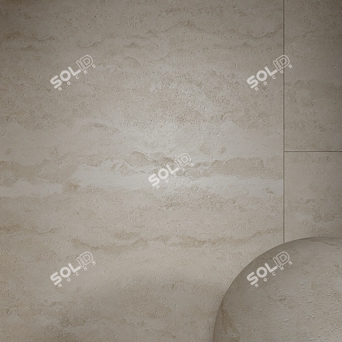Seamless Porcelain Tile: Durable and Stylish 3D model image 3