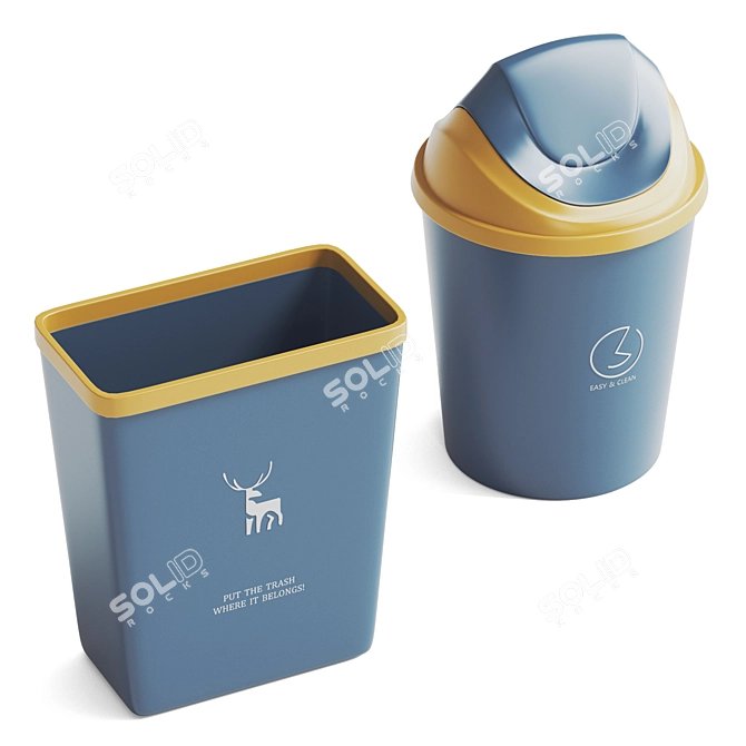 Vray Wastebasket - 3dsMax 2015 + fbx 3D model image 3