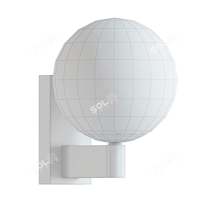 ASTRO Sagara IP44 Bathroom Wall Light 3D model image 2
