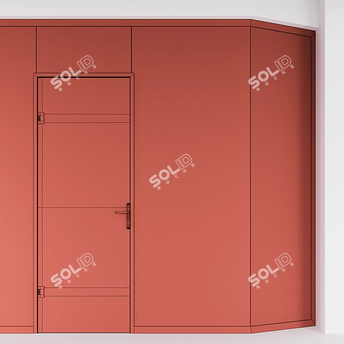 Frosted Glass Vinyl Film Set 3D model image 3