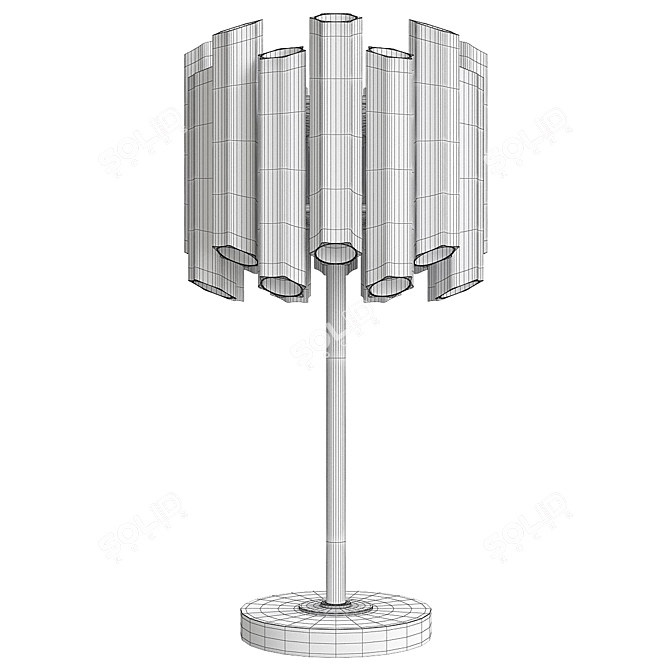 Delight Vittoria Clear Table Lamp 3D model image 2