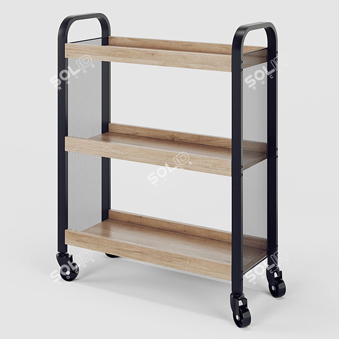 Vasagle Universal Steel Trolley 3D model image 1