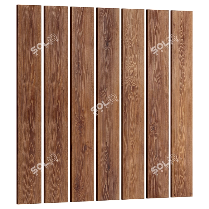 Wood 21: Rustic Elegance for Any Space 3D model image 1