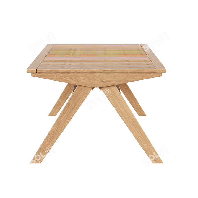 Folda Acacia Garden Table 3D model image 3