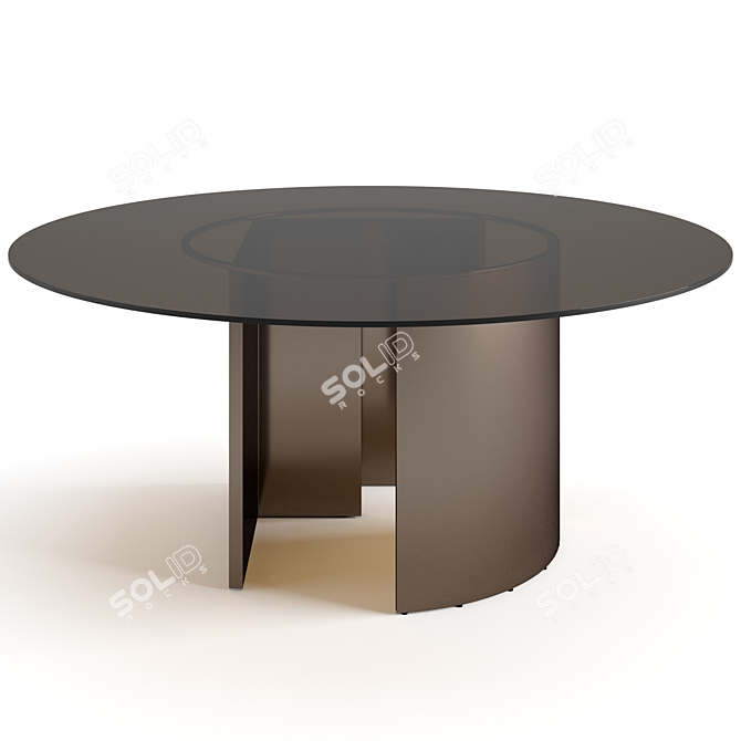 Luxury Fendi Casa Dining Set 3D model image 4