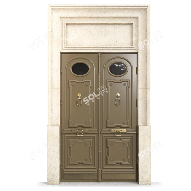 Classic 3D Max 2013 Door 3D model image 1