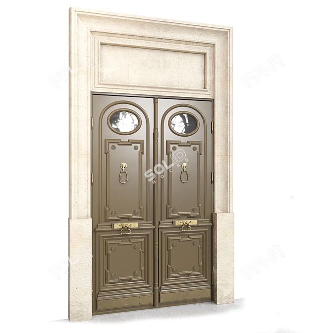 Classic 3D Max 2013 Door 3D model image 3