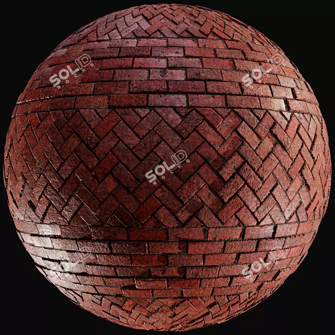 Realistic Brick PBR Pack Vol.3: High-Quality Materials 3D model image 2