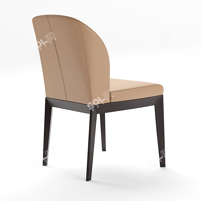 Giorgetti Comfort Chair & Elegant Blade Table 3D model image 4