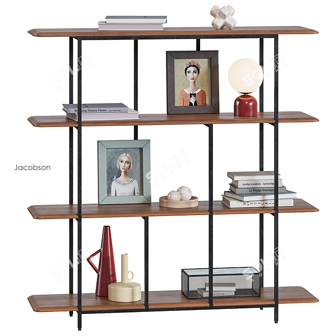 Jacobson Contemporary Bookcase AM.PM 3D model image 1