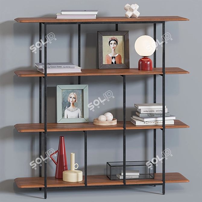 Jacobson Contemporary Bookcase AM.PM 3D model image 2