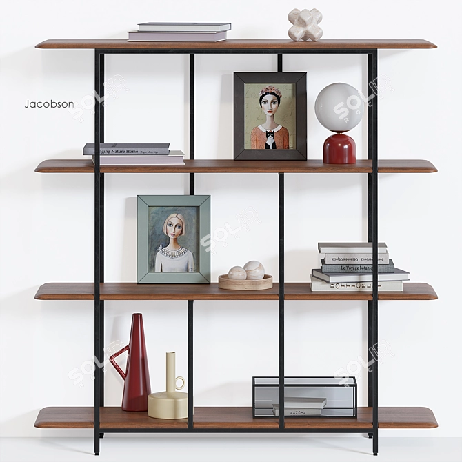 Jacobson Contemporary Bookcase AM.PM 3D model image 5