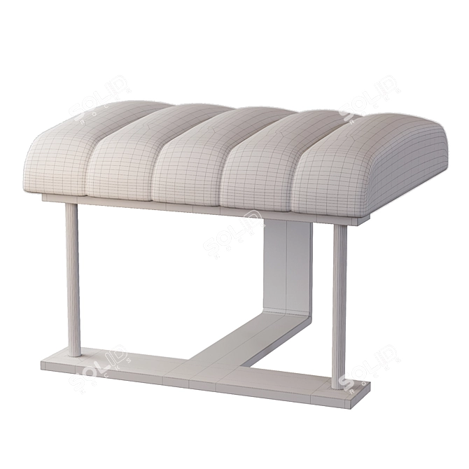 Elegant McGuire Bench - Timeless Design 3D model image 3