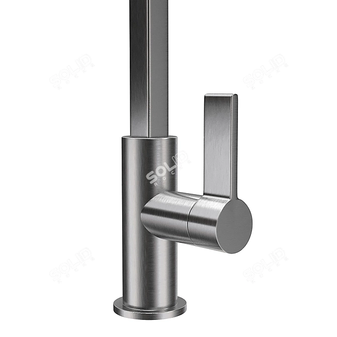 Gessi HELIUM Modern Kitchen Faucet 3D model image 3