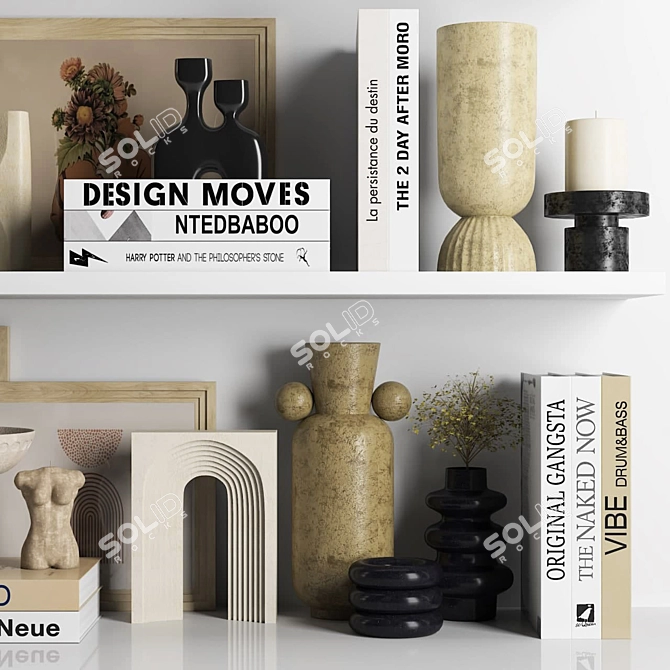 Elegant Decor Set: 3D Max 2015 3D model image 3