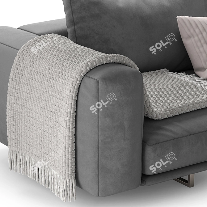 Albedo M2 Modern Sofa 3D model image 5
