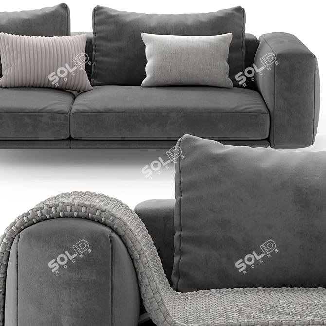 Albedo M2 Modern Sofa 3D model image 1
