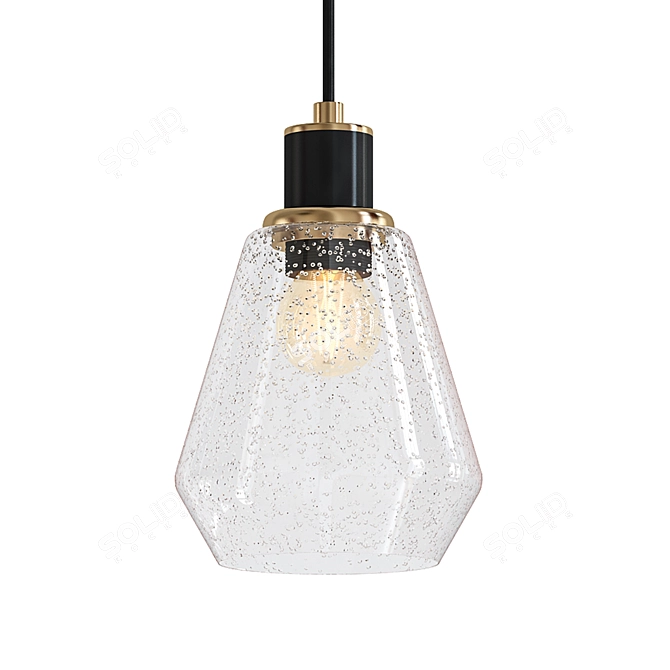 Elegant Buckingham Pendant Light 3D model image 1