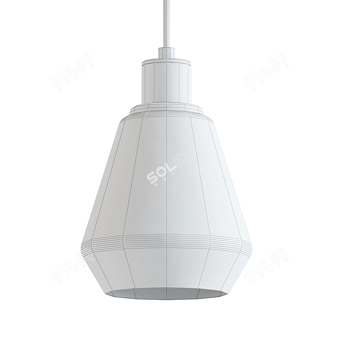 Elegant Buckingham Pendant Light 3D model image 2