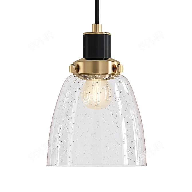 Elegant Latissa Pendant Light 3D model image 1