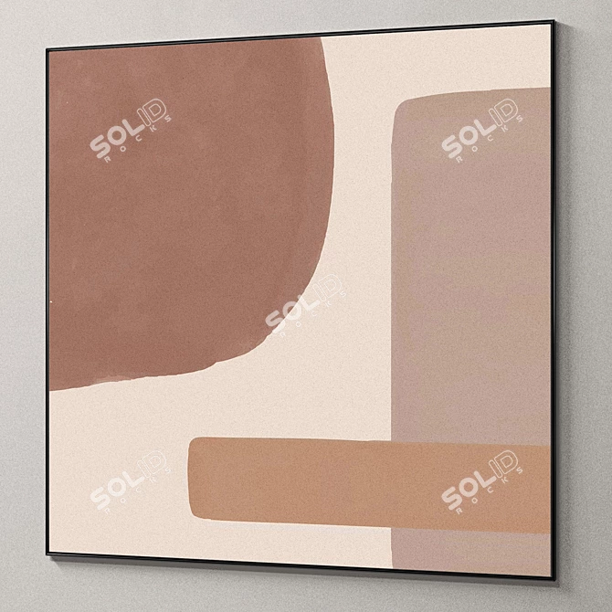 Contemporary Plaster Photo Frames 3D model image 4