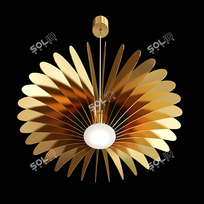 BLUME M: Modern Pendant Light by PURALUCE 3D model image 2