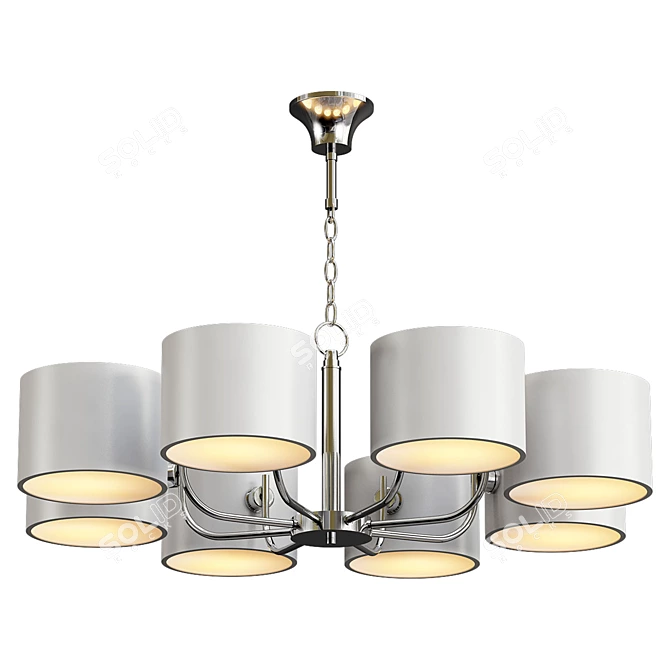 Stylish Freya Anita Chandelier 3D model image 1