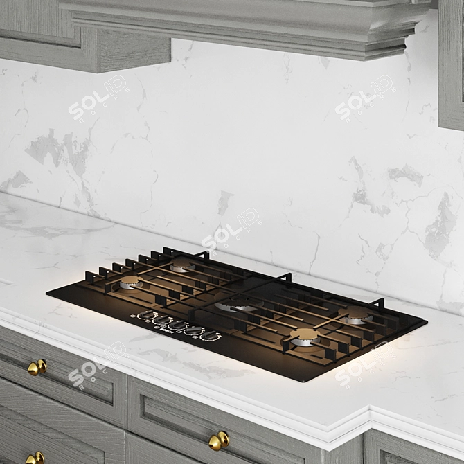 Timeless Kitchen Set: Classic Design 3D model image 5