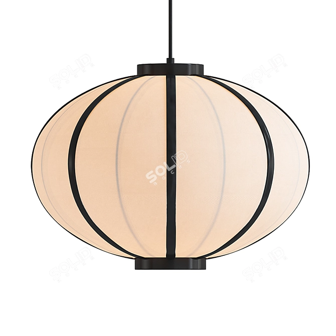 Modern Minimalist Loftlamp Ashley 3D model image 1