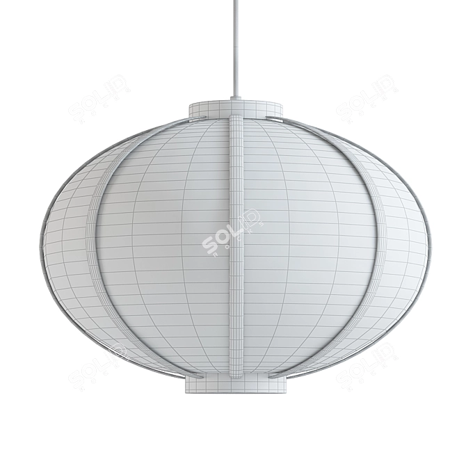 Modern Minimalist Loftlamp Ashley 3D model image 2