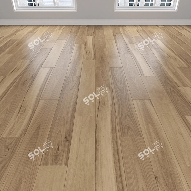 Title: Oak Parquet Collection 3D model image 2