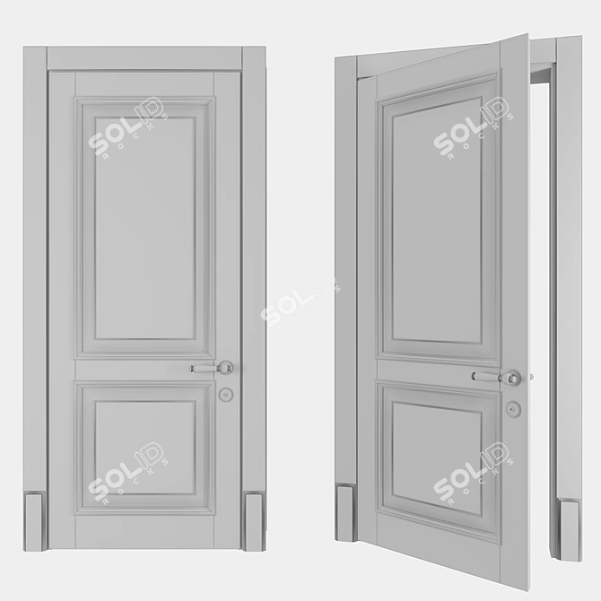 Elegant Doors for Every Home 3D model image 4