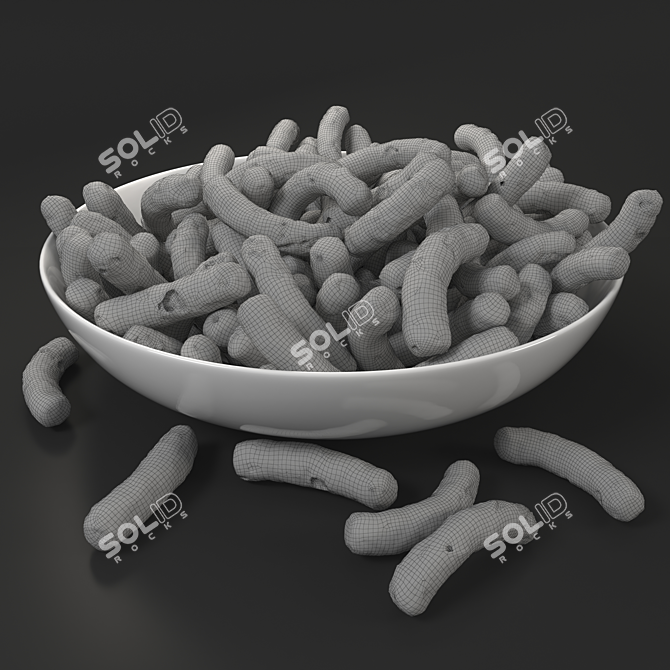 Delicious Junk Food Party Bundle 3D model image 6