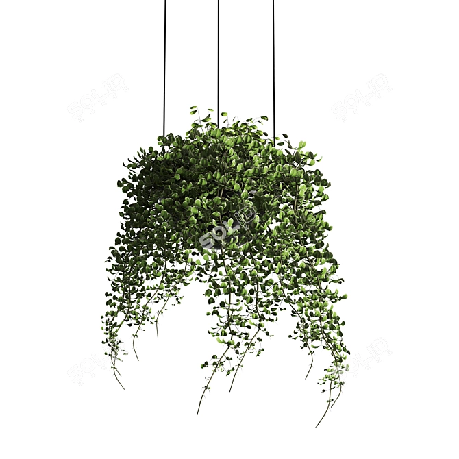 VIBIA Palma Pendant: Stylish Plant Light 3D model image 4