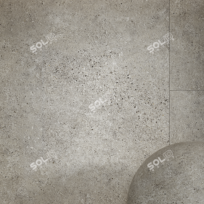 Seamless Porcelain Tile 3D model image 3