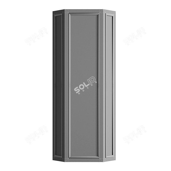 Woven Cane Wall Sconce: GEORGIA 3D model image 4