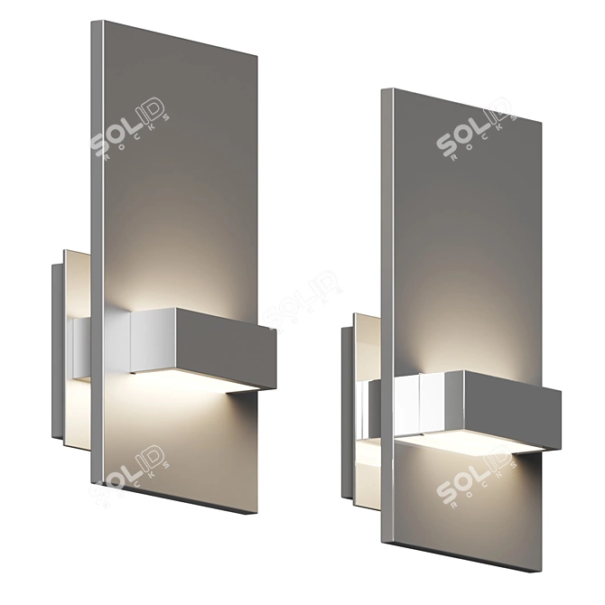 Modern Vela Sconce: Bold Lighting Fixture 3D model image 2