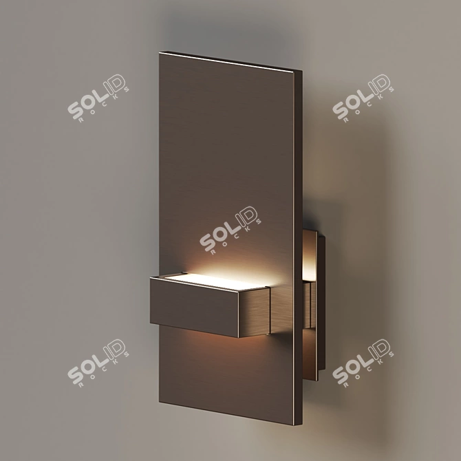 Modern Vela Sconce: Bold Lighting Fixture 3D model image 3
