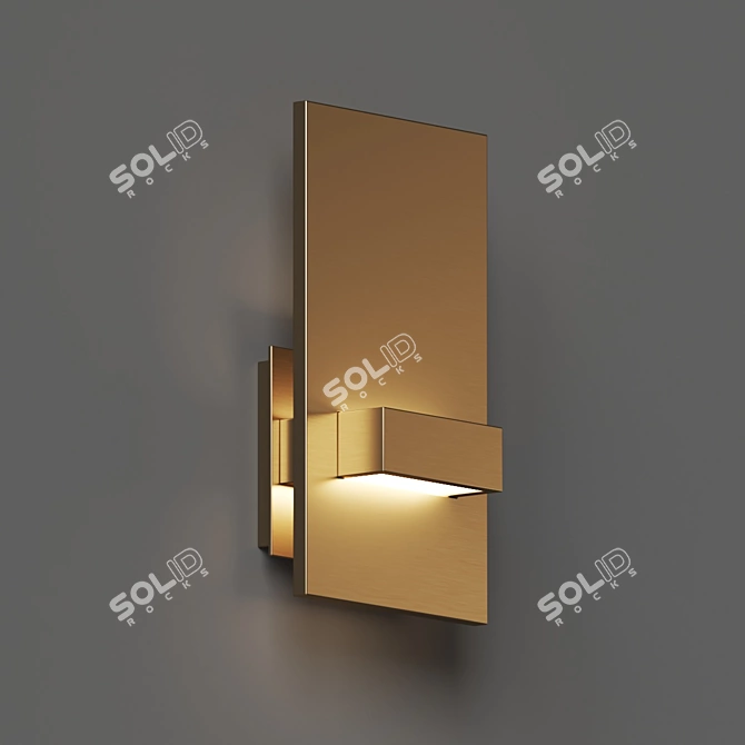 Modern Vela Sconce: Bold Lighting Fixture 3D model image 4