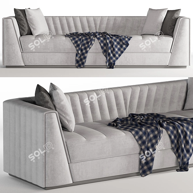 Obsession Outlet 3 Seater Sofa 3D model image 1