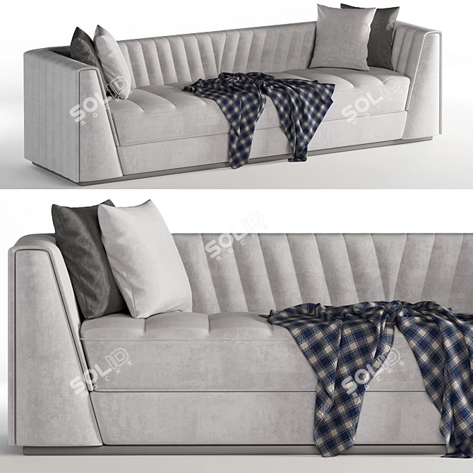 Obsession Outlet 3 Seater Sofa 3D model image 2