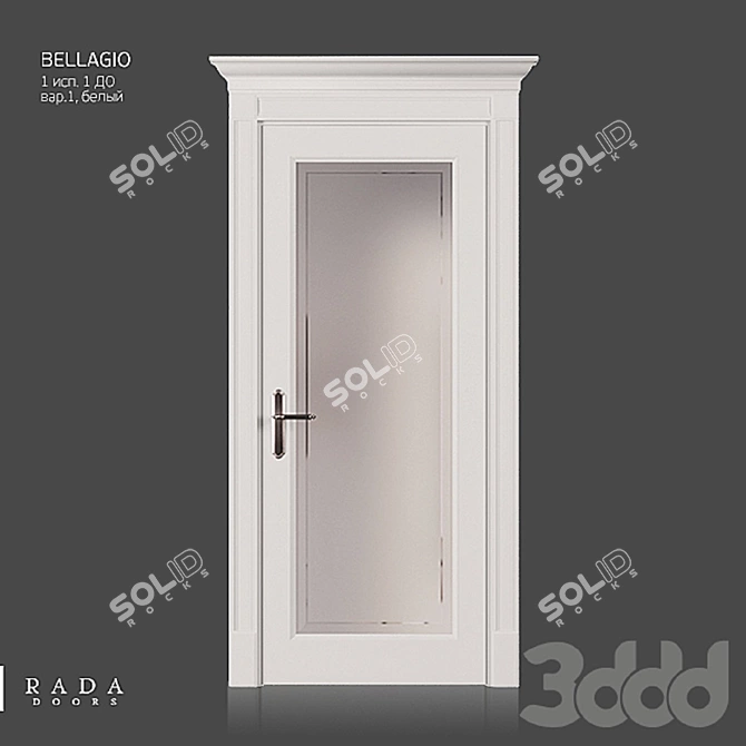 Bellagio 1 DO by Rada Doors: Classic Elegance 3D model image 2