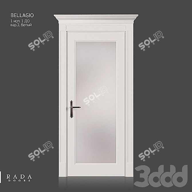 Bellagio 1 DO by Rada Doors: Classic Elegance 3D model image 3