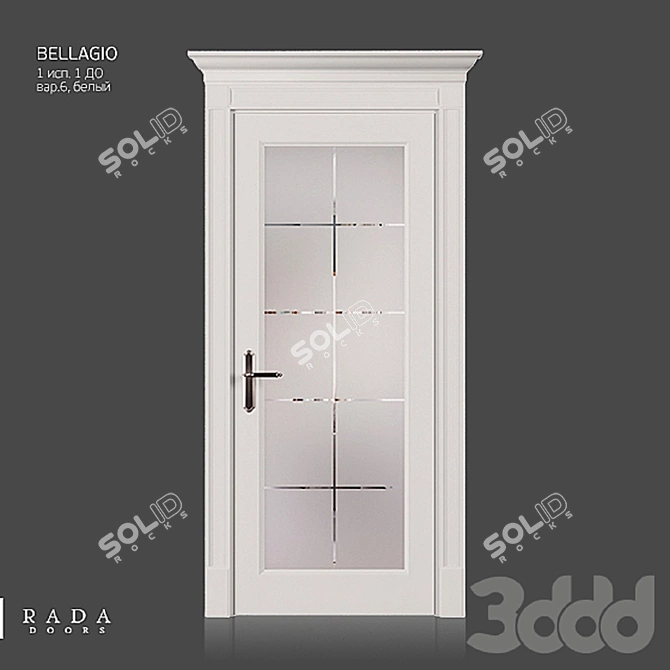 Bellagio 1 DO by Rada Doors: Classic Elegance 3D model image 5