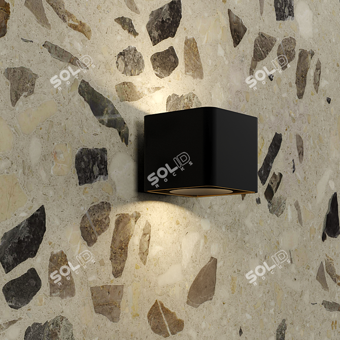 Venetian Terrazzo: Seamless Marble HD Texture 3D model image 2