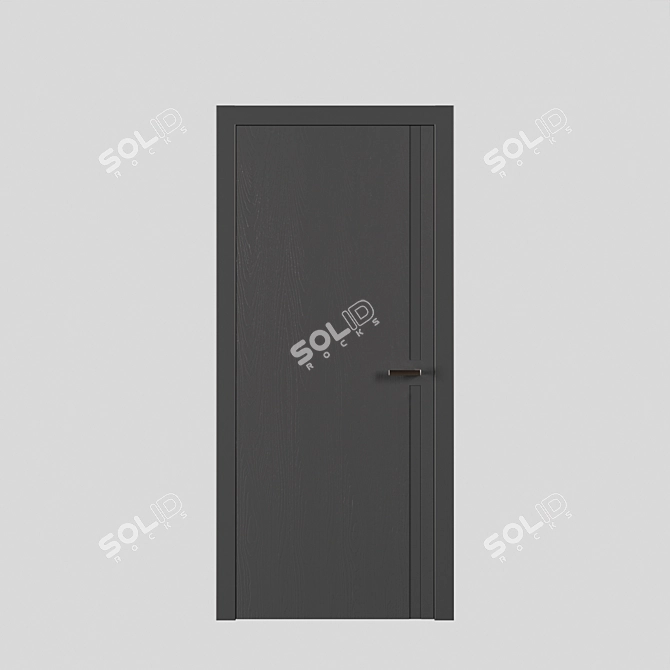 Asket Color: Stylish and Versatile Doors 3D model image 5