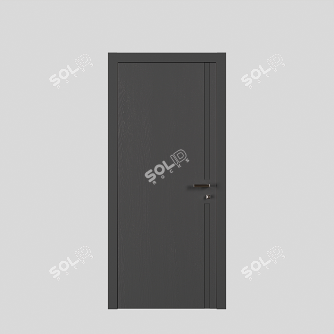 Asket Color: Stylish and Versatile Doors 3D model image 6