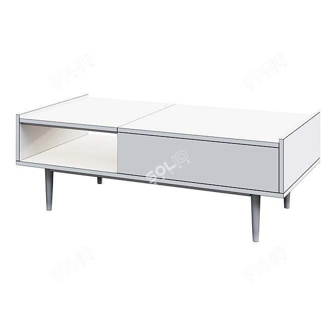 Modern Chic Coffee Table 3D model image 2